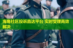 海角社区投诉直达平台 实时受理高效解决