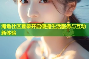 海角社区登录开启便捷生活服务与互动新体验