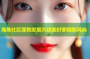 海角社区蓬勃发展共建美好家园新风尚