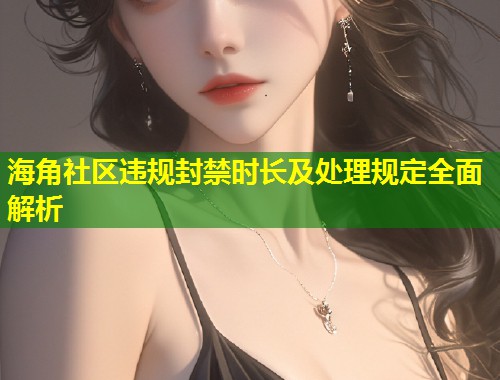 海角社区违规封禁时长及处理规定全面解析  第1张